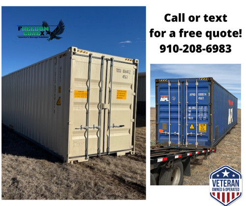New used shipping container - &,